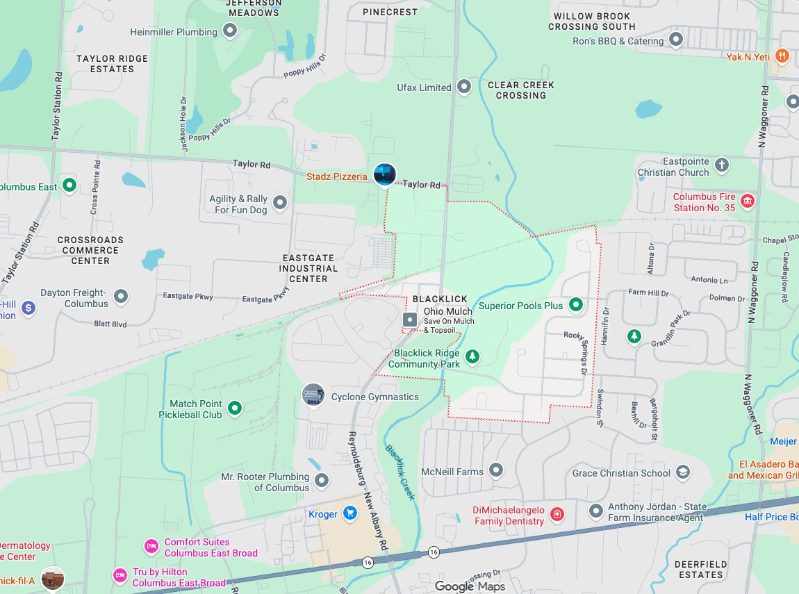 Precision Garage Door Service® of Blacklick map