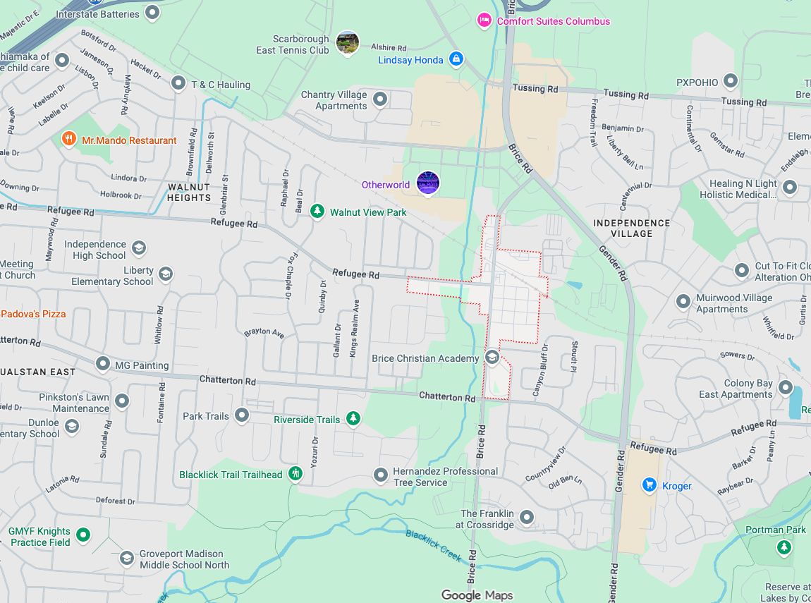 Precision Garage Door Service® of Brice map