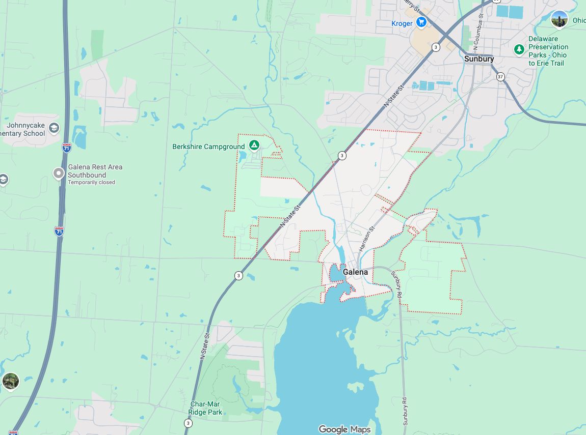 Precision Garage Door Service® of Galena map
