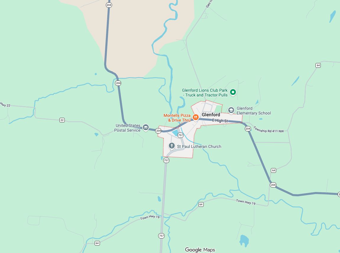 Precision Garage Door Service® of Glenford map