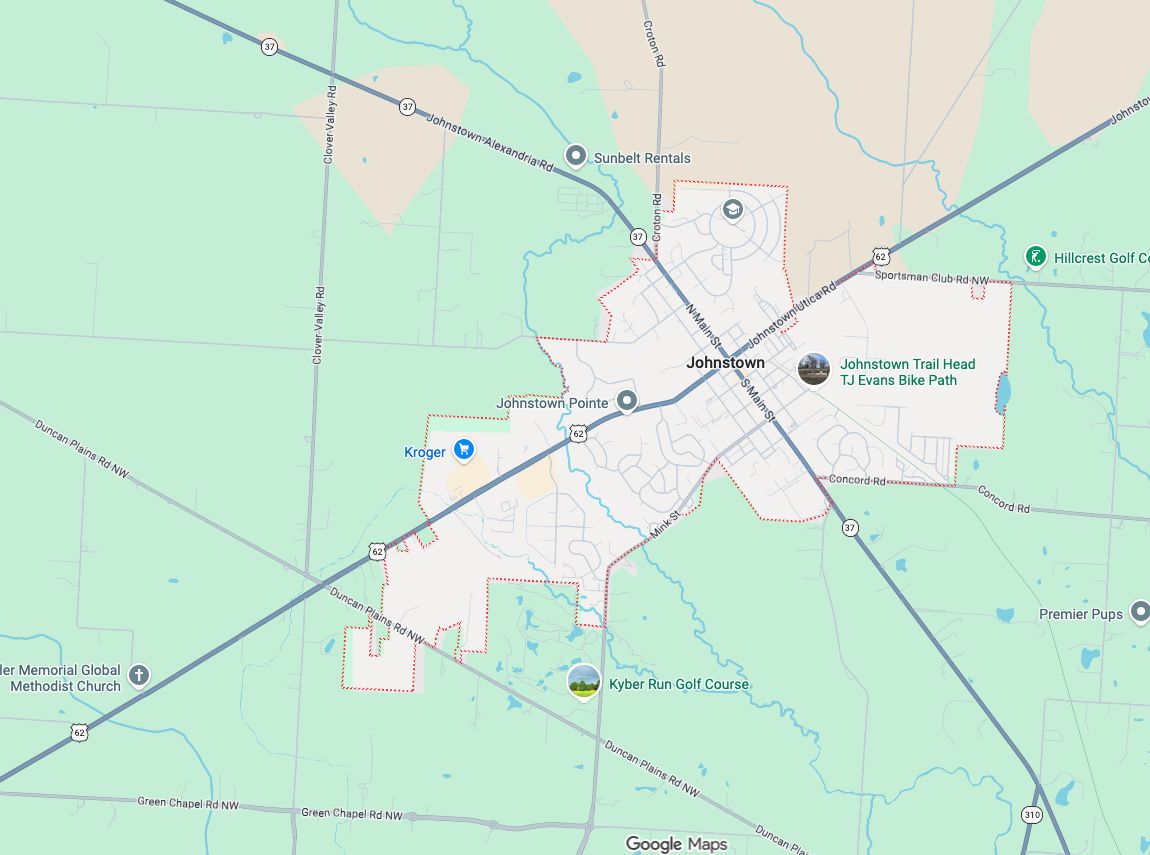 Precision Garage Door Service® of Johnstown map