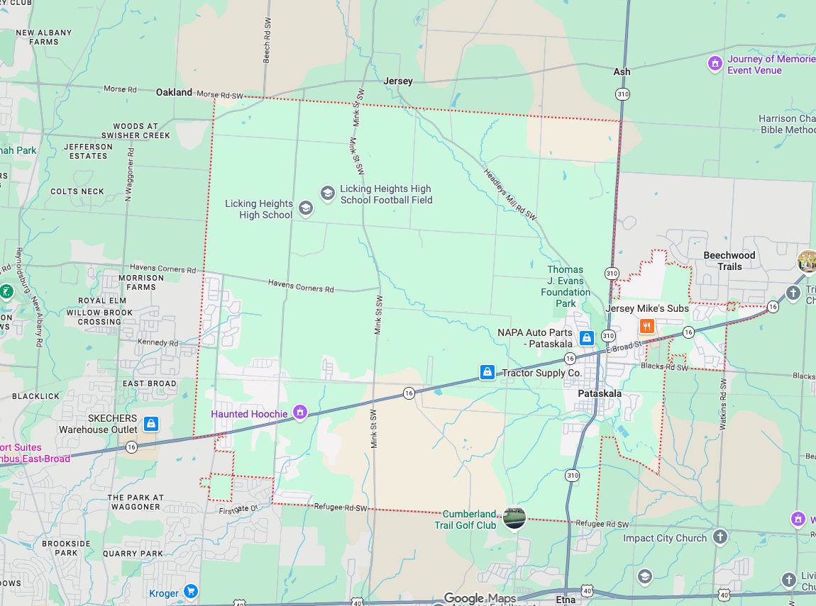 Precision Garage Door Service® of Pataskala map