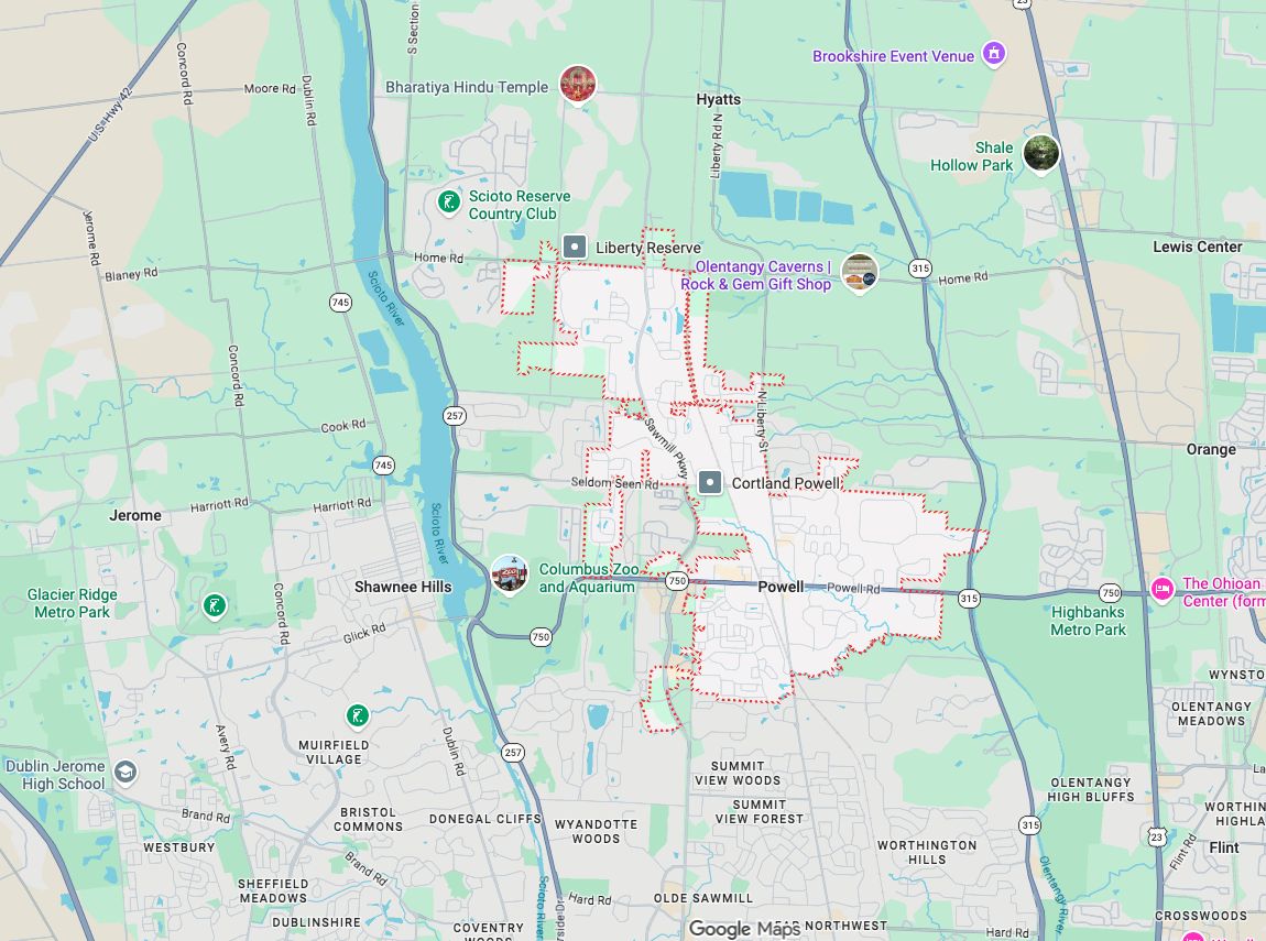 Precision Garage Door Service® of Powell map