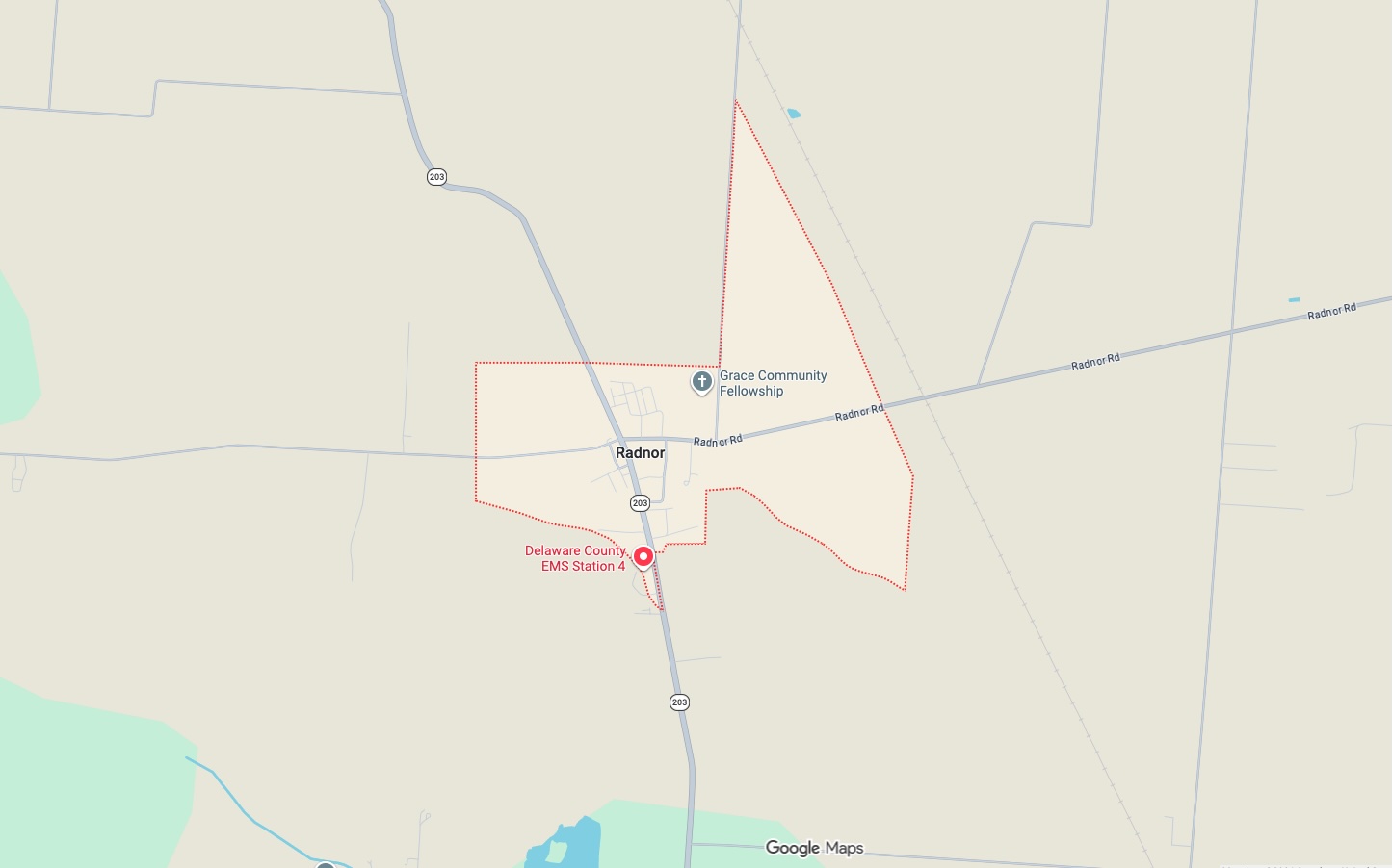 Precision Garage Door Service® of Radnor map
