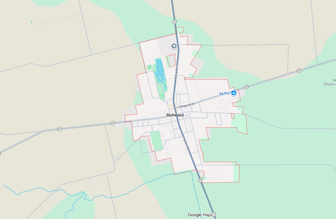 Precision Garage Door Service® of Richwood map