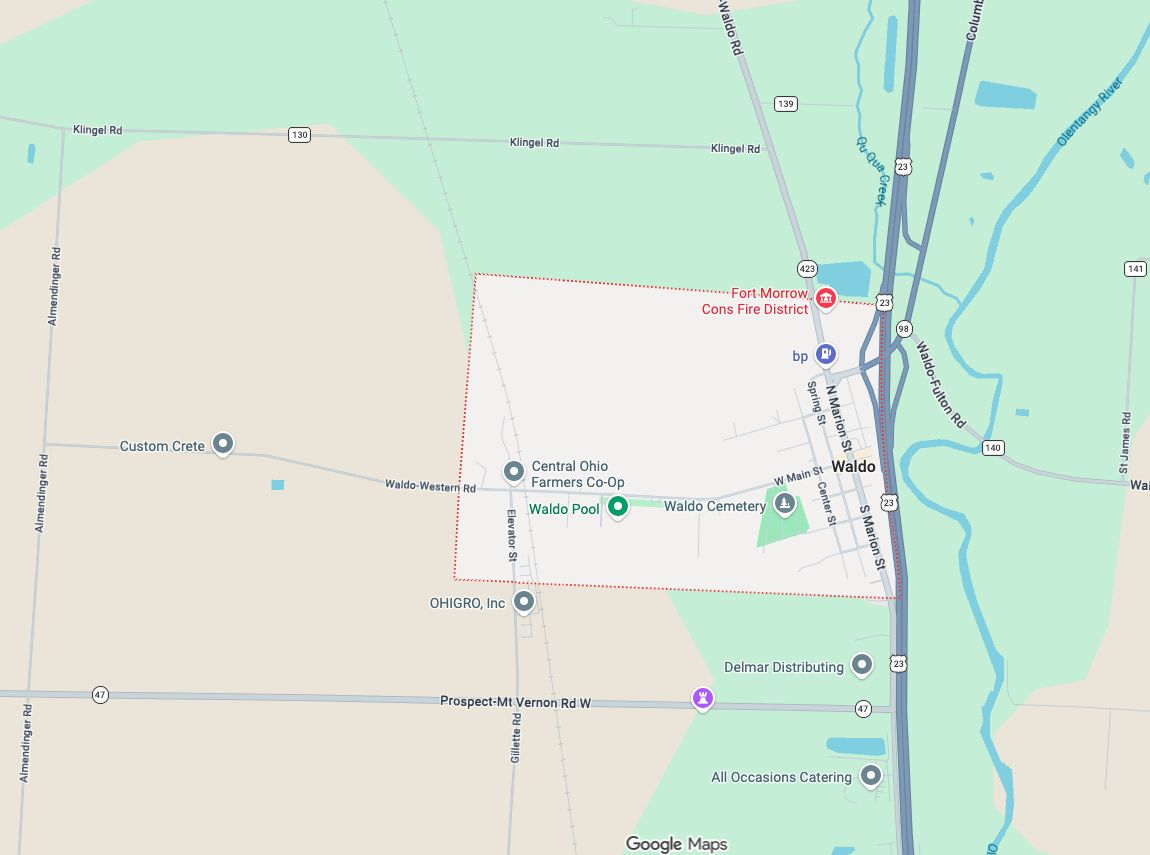 Precision Garage Door Service® of Waldo map