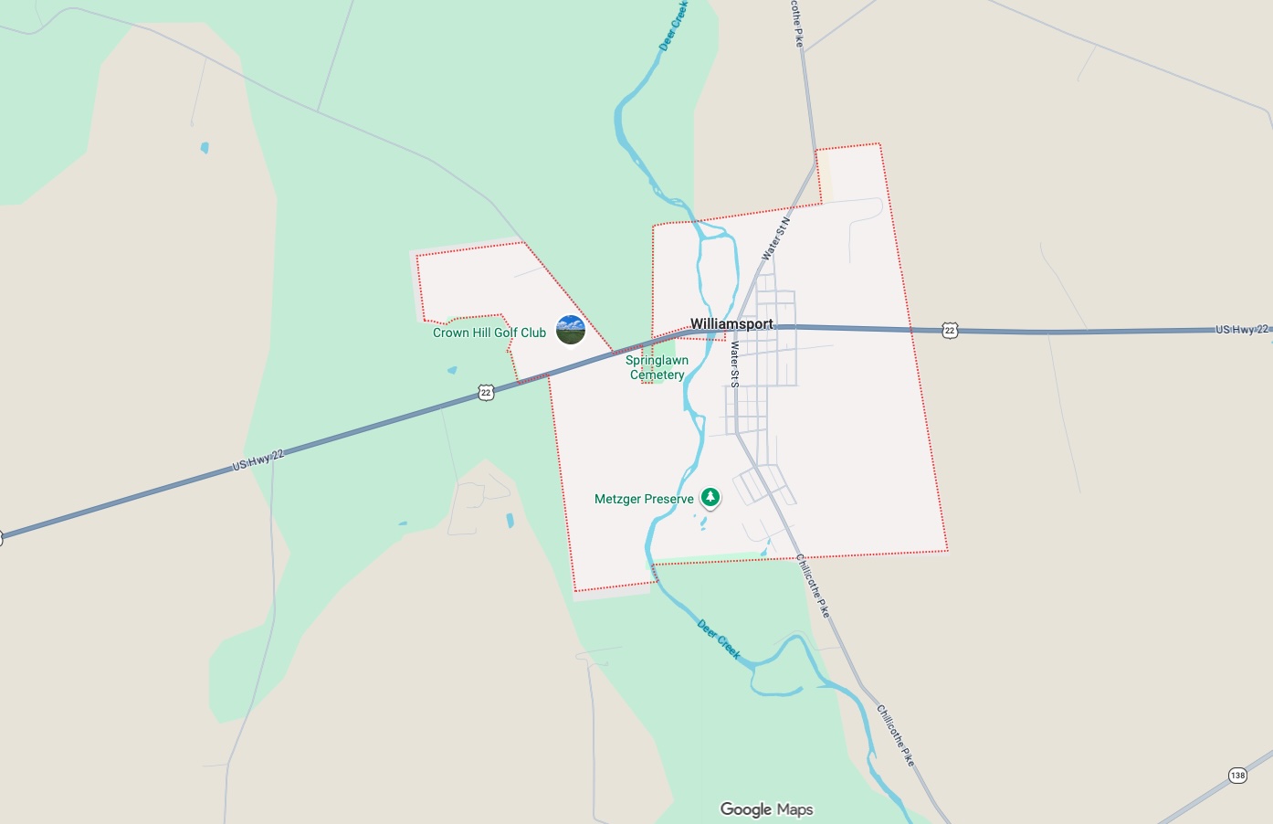 Precision Garage Door Service® of Williamsport map